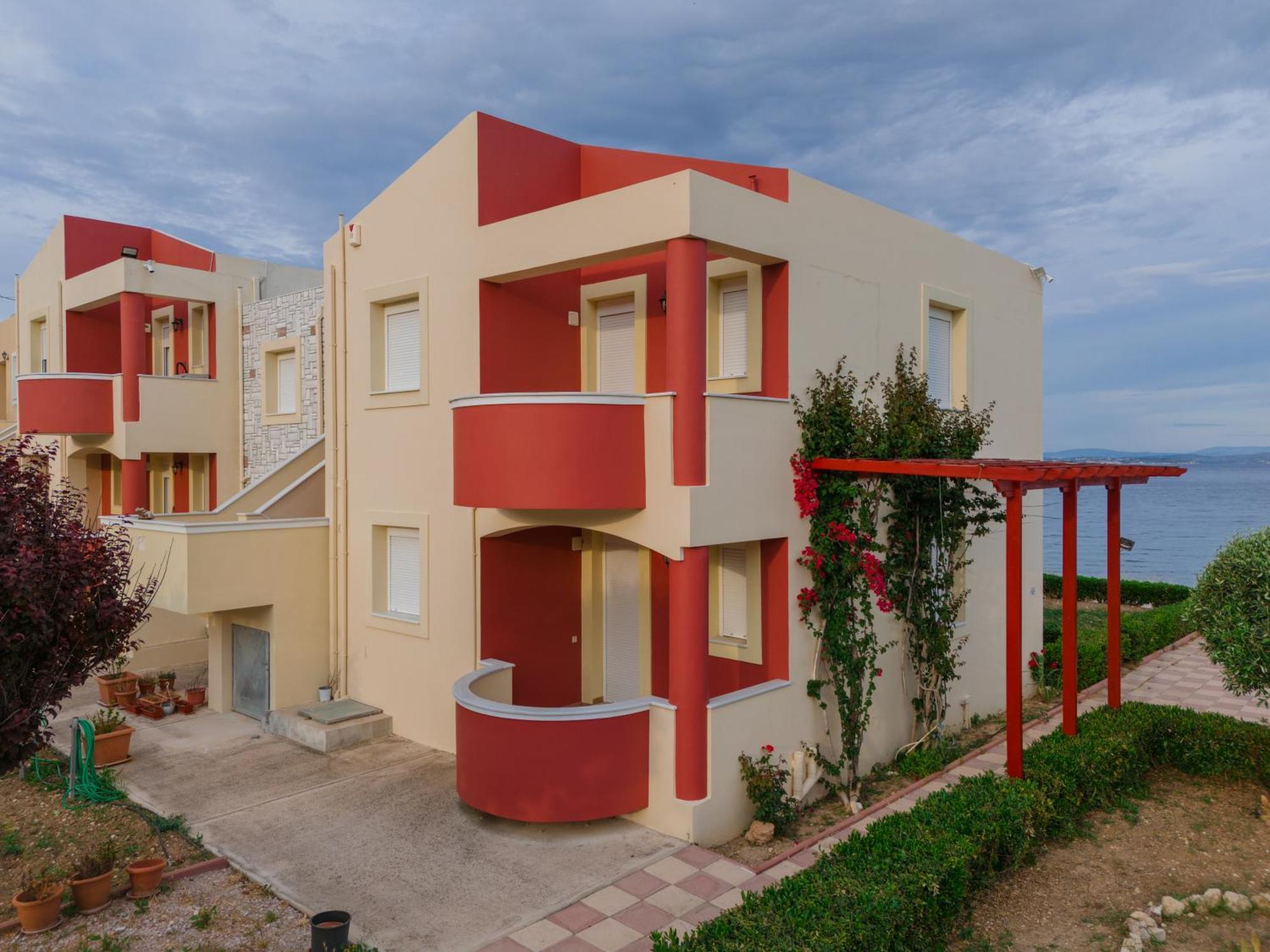 Marine Apartments Venetiko Paralia Agias Foteinis Dış mekan fotoğraf